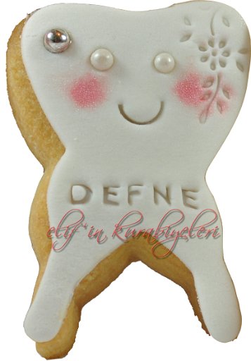 Tooth Shaped Cookies
