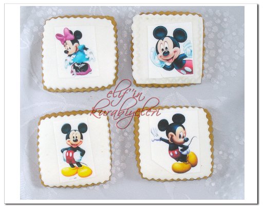 Mickey-Minnie Mouse Cookie