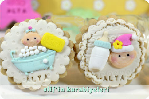 Welcome Baby - Baby Shower Cookies