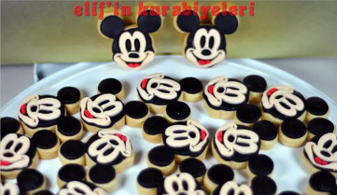 Mickey Mouse Kurabiye